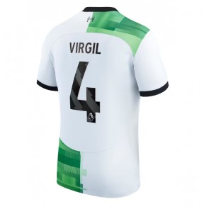 Liverpool Virgil van Dijk #4 Koszulka Wyjazdowych 2023-24 Krótki Rękaw